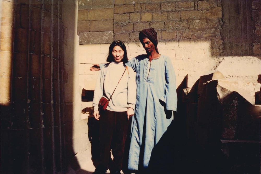 1983년 김명희, 김차섭 이집트 여행 인화사진 2