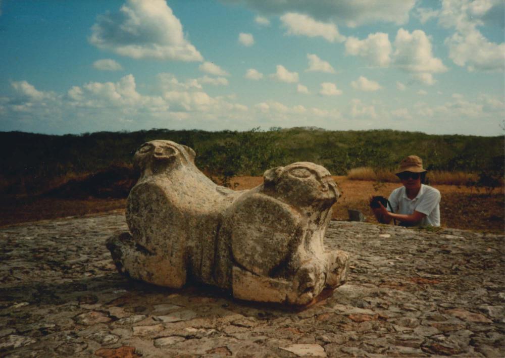 윤범모와 김명희, 김차섭 멕시코 여행 인화사진 5