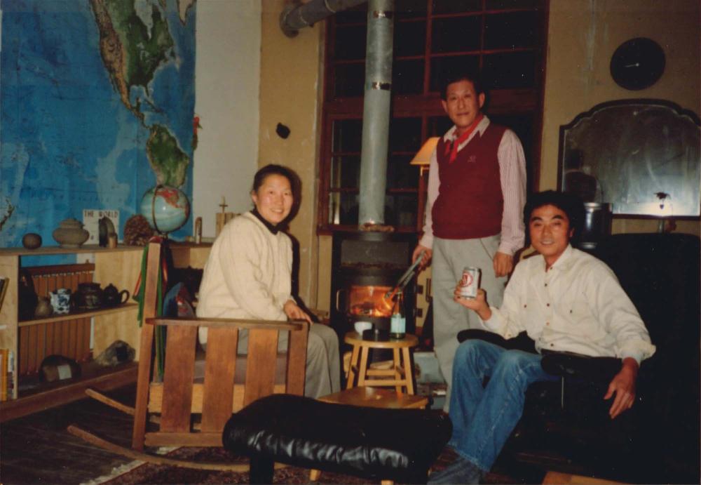 김명희, 김차섭과 오병남을 함께 촬영한 인화사진 1