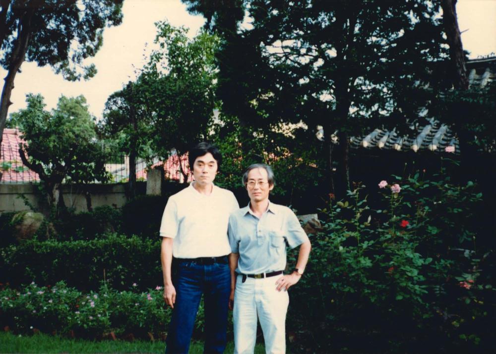 김구림과 김차섭을 촬영한 인화사진 1