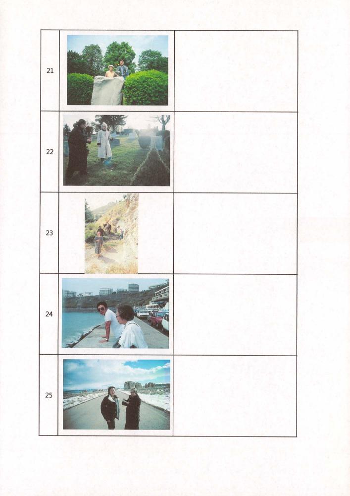 환기미술관 전시를 위한 슬라이드 필름 목록 5