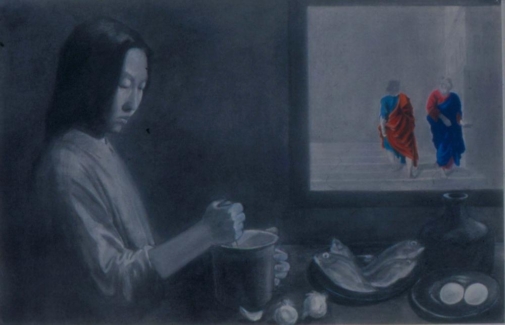 김명희 작품 및 관련 이미지 슬라이드 필름 1