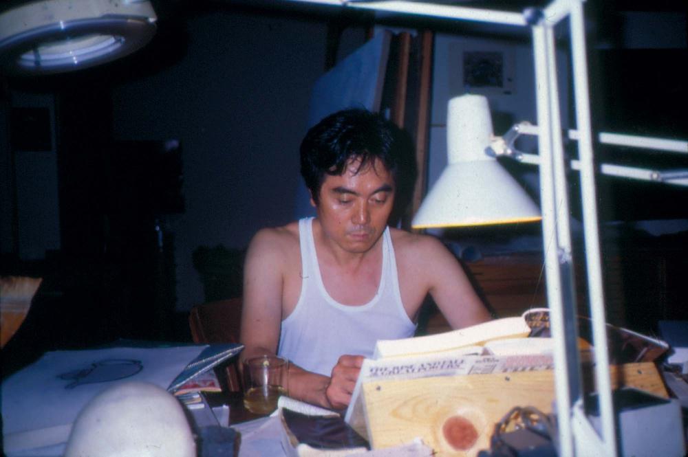 1989년 내평 소호 화실 연행 등 슬라이드 필름 앨범
