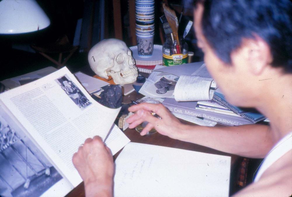 1989년 내평 소호 화실 연행 등 슬라이드 필름 앨범