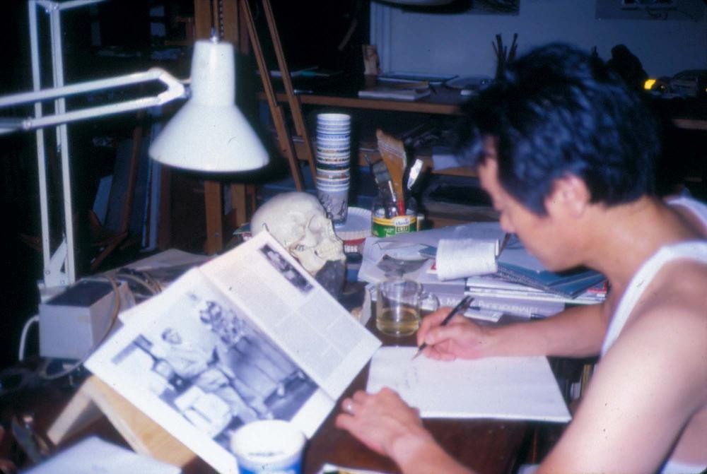 1989년 내평 소호 화실 연행 등 슬라이드 필름 앨범