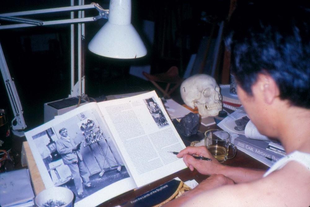 1989년 내평 소호 화실 연행 등 슬라이드 필름 앨범