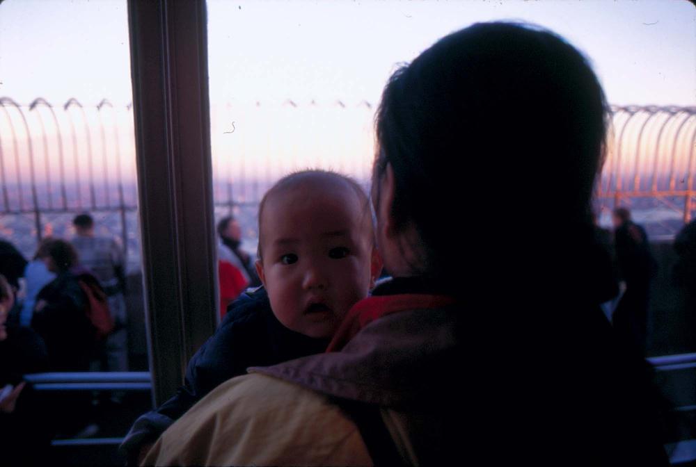 원화랑 전시 및 정찬승 외 지인과 함께 촬영한 슬라이드 필름