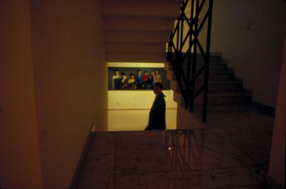 원화랑 전시 및 정찬승 외 지인과 함께 촬영한 슬라이드 필름