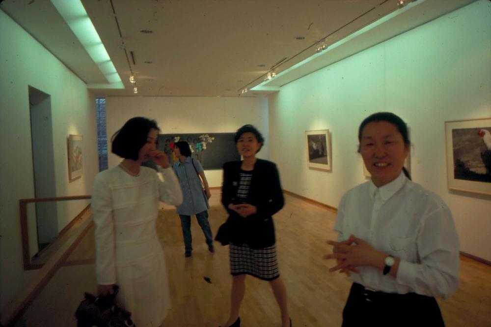 원화랑 전시 및 정찬승 외 지인과 함께 촬영한 슬라이드 필름