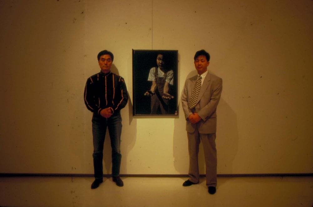 원화랑 전시 및 정찬승 외 지인과 함께 촬영한 슬라이드 필름