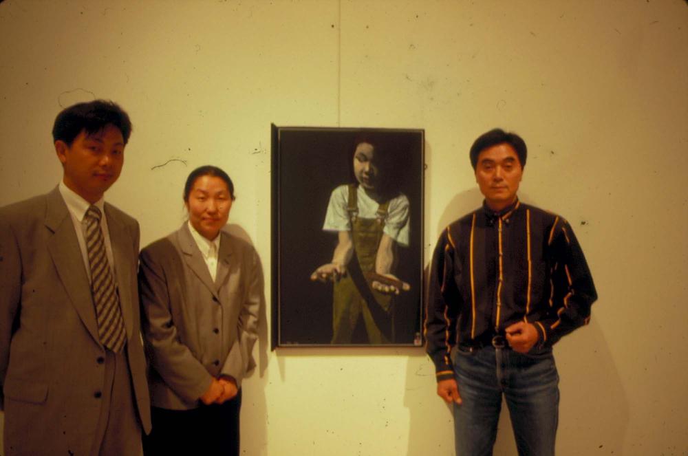 원화랑 전시 및 정찬승 외 지인과 함께 촬영한 슬라이드 필름