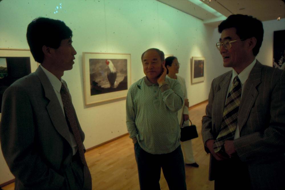 원화랑 전시 및 정찬승 외 지인과 함께 촬영한 슬라이드 필름