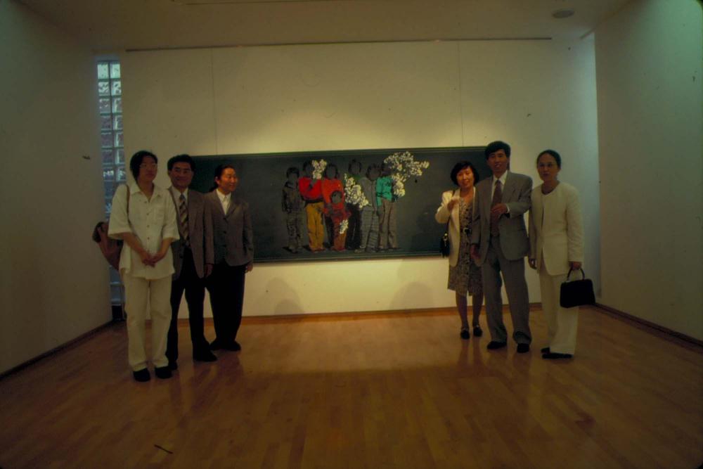 원화랑 전시 및 정찬승 외 지인과 함께 촬영한 슬라이드 필름