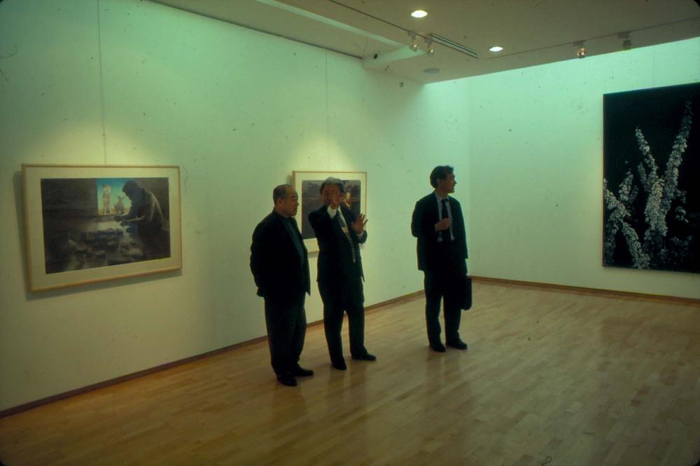 원화랑 전시 및 정찬승 외 지인과 함께 촬영한 슬라이드 필름