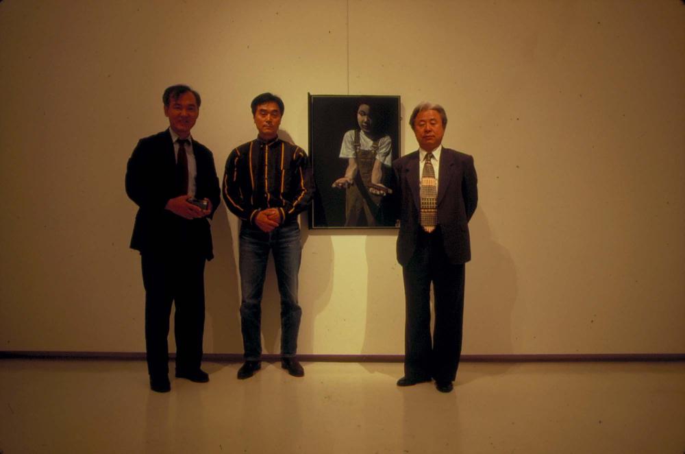 원화랑 전시 및 정찬승 외 지인과 함께 촬영한 슬라이드 필름