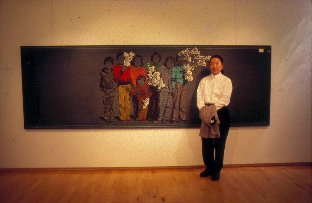 원화랑 전시 및 정찬승 외 지인과 함께 촬영한 슬라이드 필름