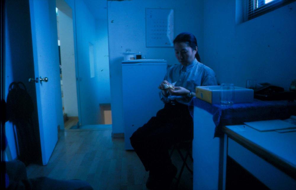 원화랑 전시 및 정찬승 외 지인과 함께 촬영한 슬라이드 필름