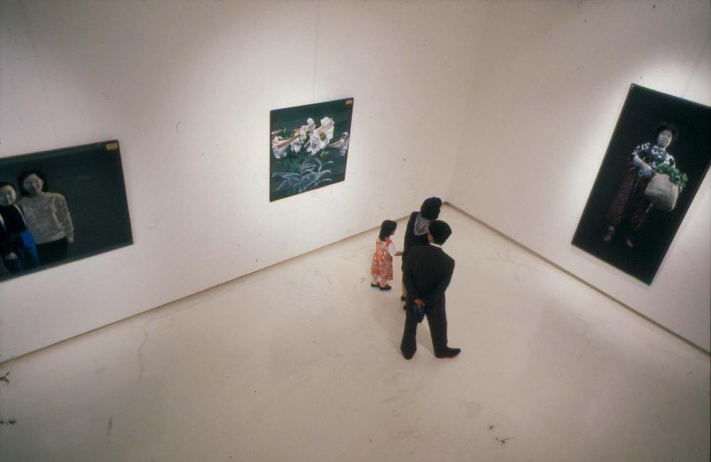 원화랑 전시 및 정찬승 외 지인과 함께 촬영한 슬라이드 필름