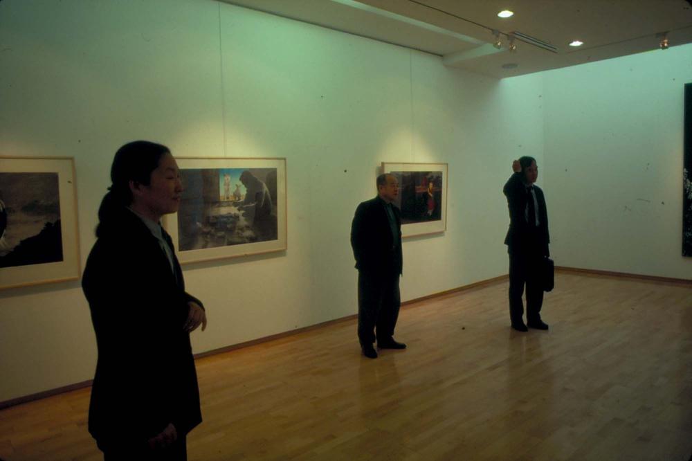 원화랑 전시 및 정찬승 외 지인과 함께 촬영한 슬라이드 필름