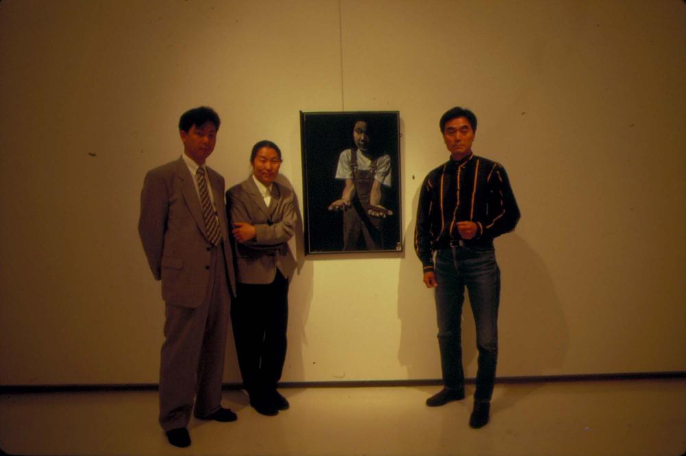 원화랑 전시 및 정찬승 외 지인과 함께 촬영한 슬라이드 필름