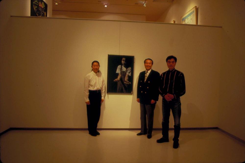 원화랑 전시 및 정찬승 외 지인과 함께 촬영한 슬라이드 필름