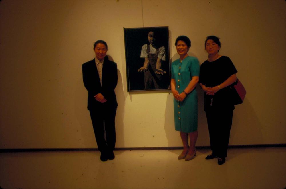 원화랑 전시 및 정찬승 외 지인과 함께 촬영한 슬라이드 필름