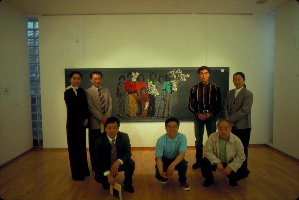 원화랑 전시 및 정찬승 외 지인과 함께 촬영한 슬라이드 필름