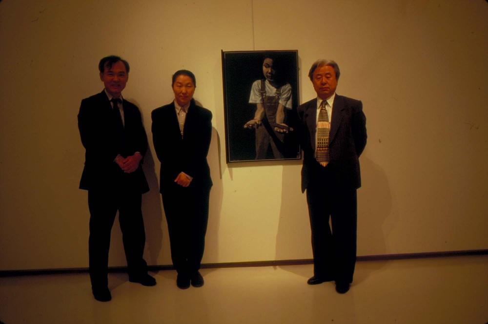 원화랑 전시 및 정찬승 외 지인과 함께 촬영한 슬라이드 필름