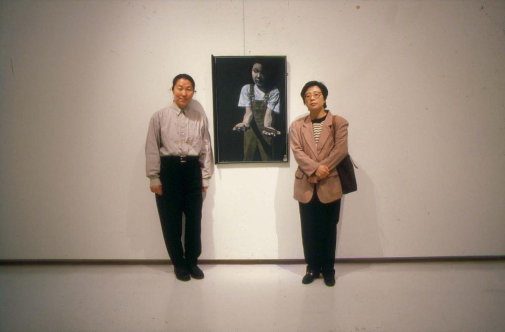 원화랑 전시 및 정찬승 외 지인과 함께 촬영한 슬라이드 필름