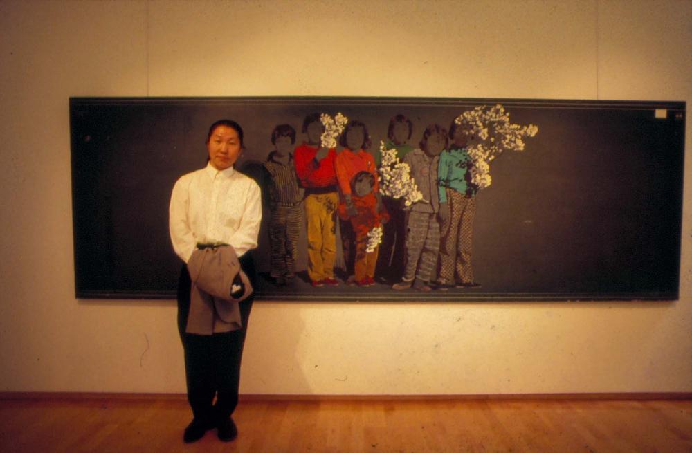 원화랑 전시 및 정찬승 외 지인과 함께 촬영한 슬라이드 필름