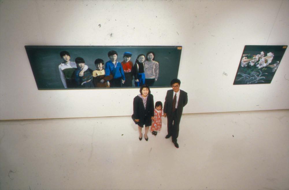 원화랑 전시 및 정찬승 외 지인과 함께 촬영한 슬라이드 필름