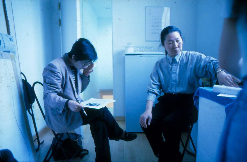 원화랑 전시 및 정찬승 외 지인과 함께 촬영한 슬라이드 필름