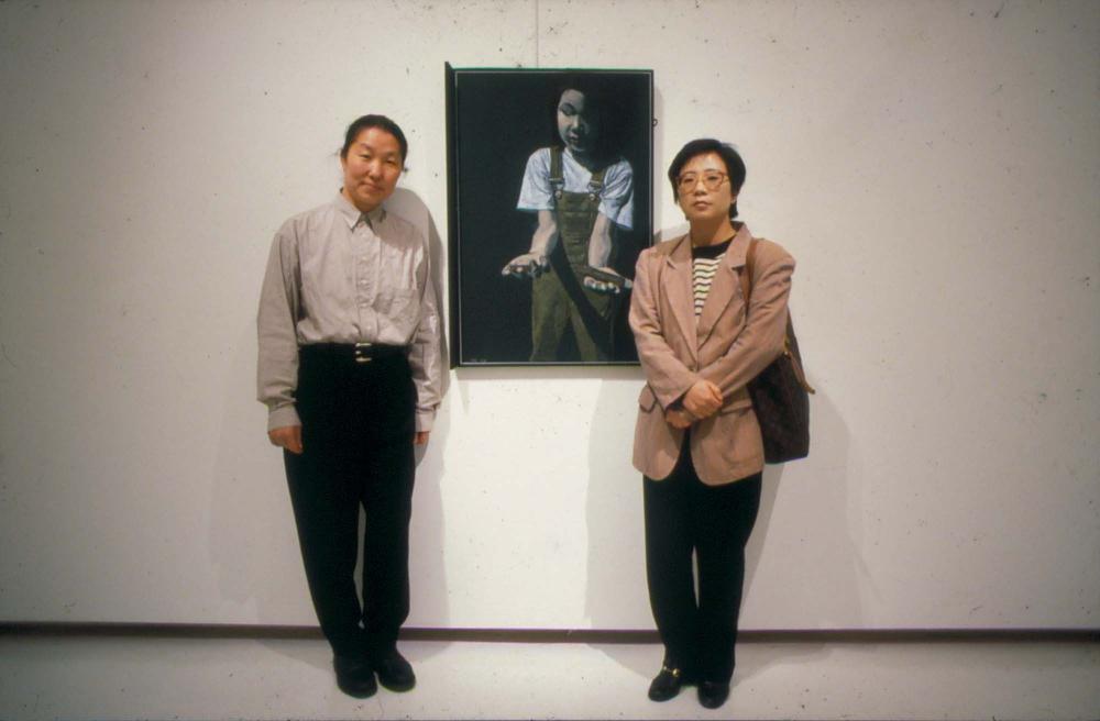 원화랑 전시 및 정찬승 외 지인과 함께 촬영한 슬라이드 필름