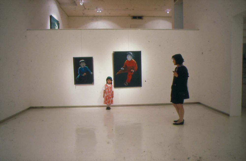 원화랑 전시 및 정찬승 외 지인과 함께 촬영한 슬라이드 필름