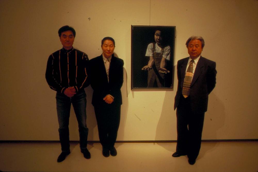 원화랑 전시 및 정찬승 외 지인과 함께 촬영한 슬라이드 필름