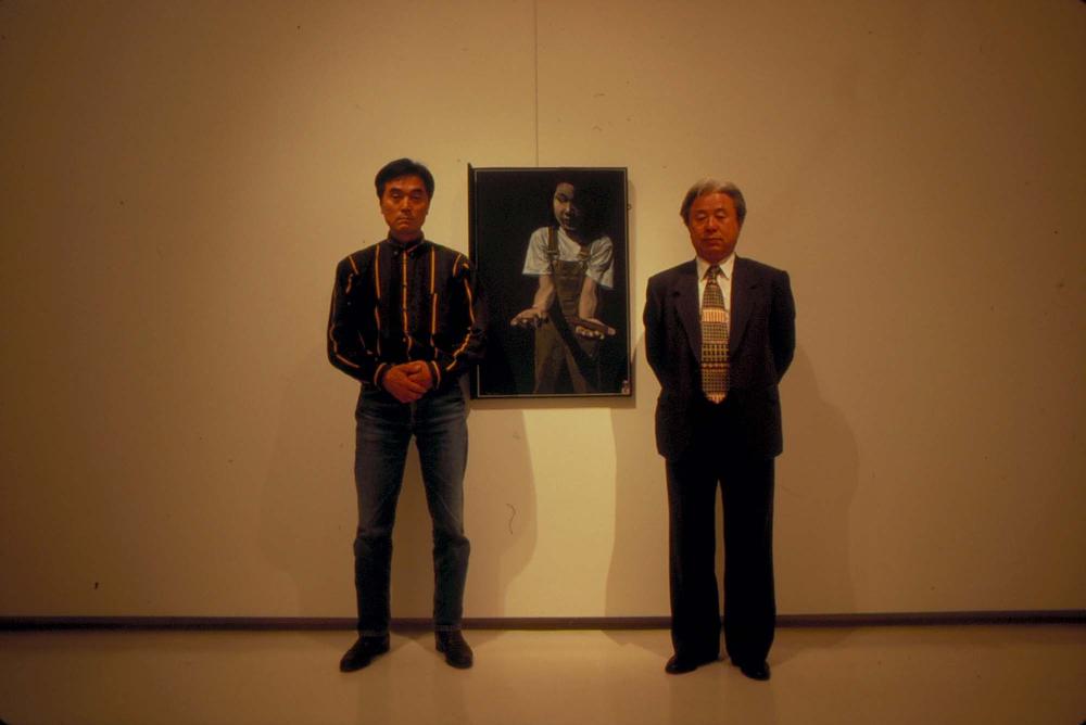 원화랑 전시 및 정찬승 외 지인과 함께 촬영한 슬라이드 필름