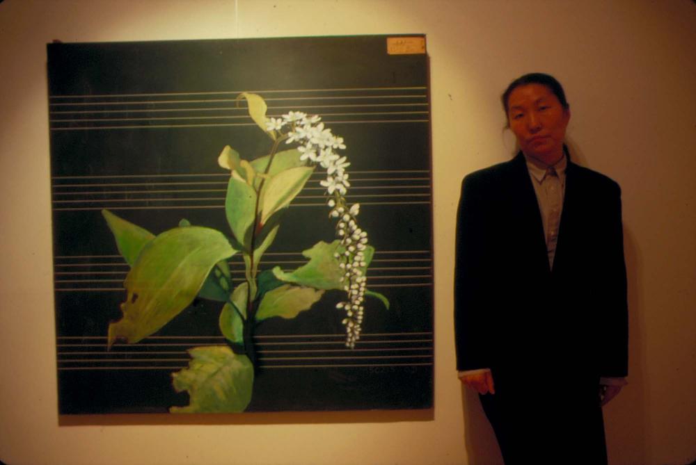 원화랑 전시 및 정찬승 외 지인과 함께 촬영한 슬라이드 필름