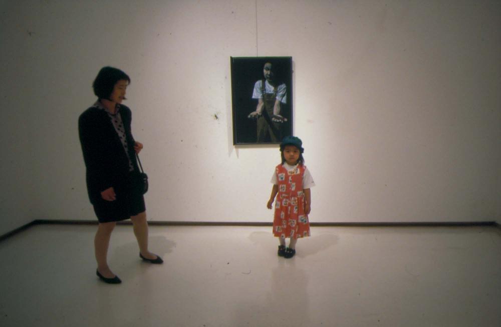 원화랑 전시 및 정찬승 외 지인과 함께 촬영한 슬라이드 필름