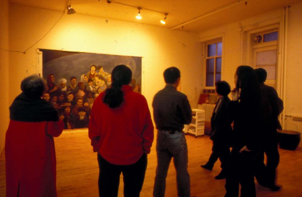 원화랑 전시 및 정찬승 외 지인과 함께 촬영한 슬라이드 필름