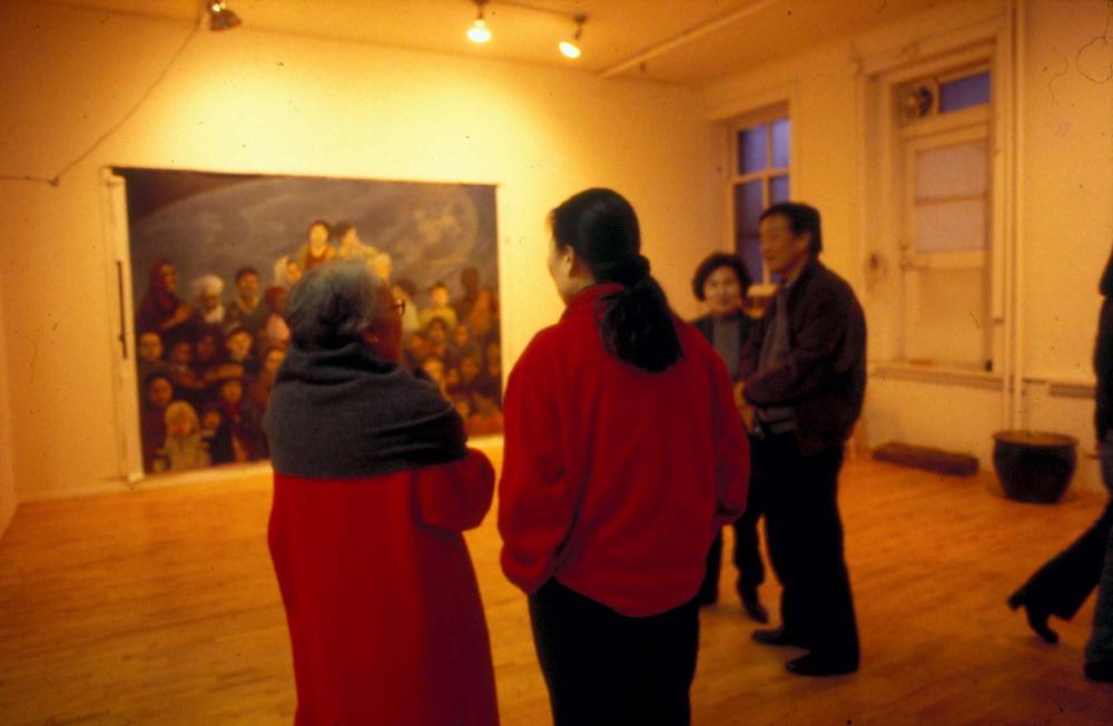 원화랑 전시 및 정찬승 외 지인과 함께 촬영한 슬라이드 필름