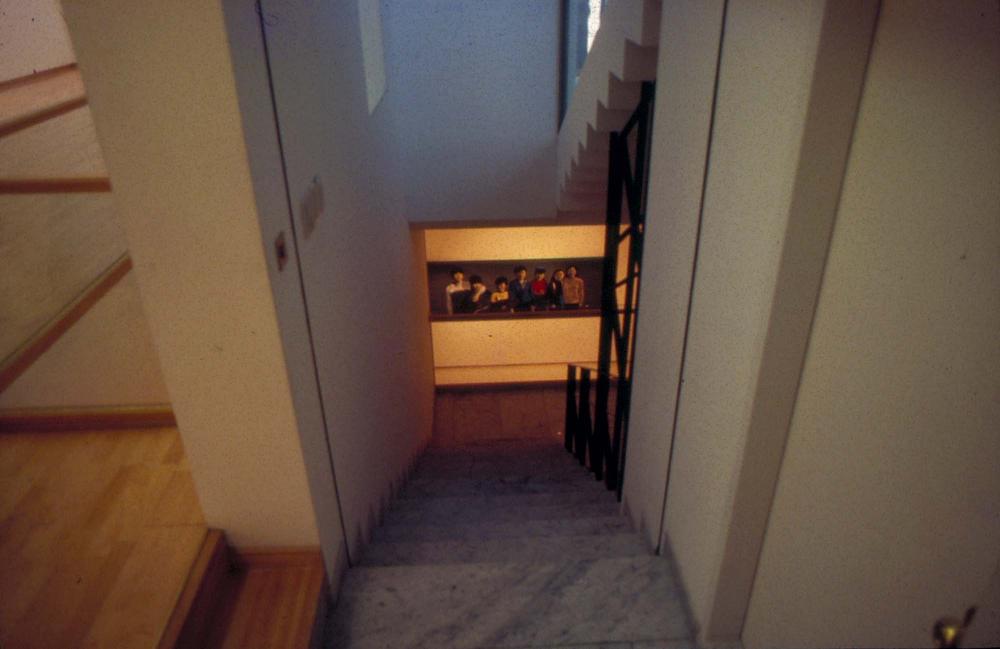 원화랑 전시 및 정찬승 외 지인과 함께 촬영한 슬라이드 필름