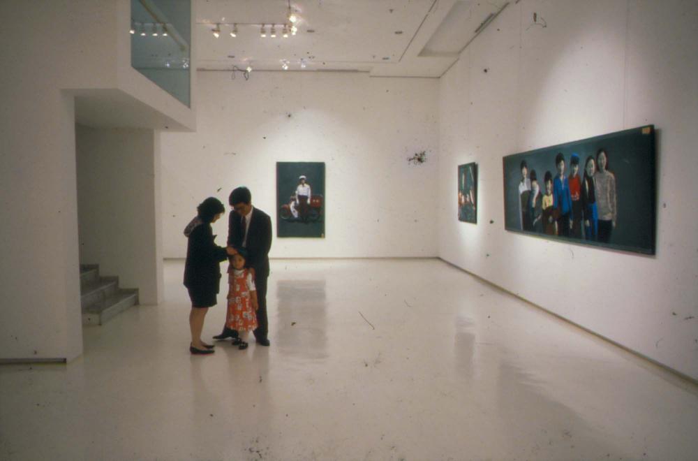 원화랑 전시 및 정찬승 외 지인과 함께 촬영한 슬라이드 필름