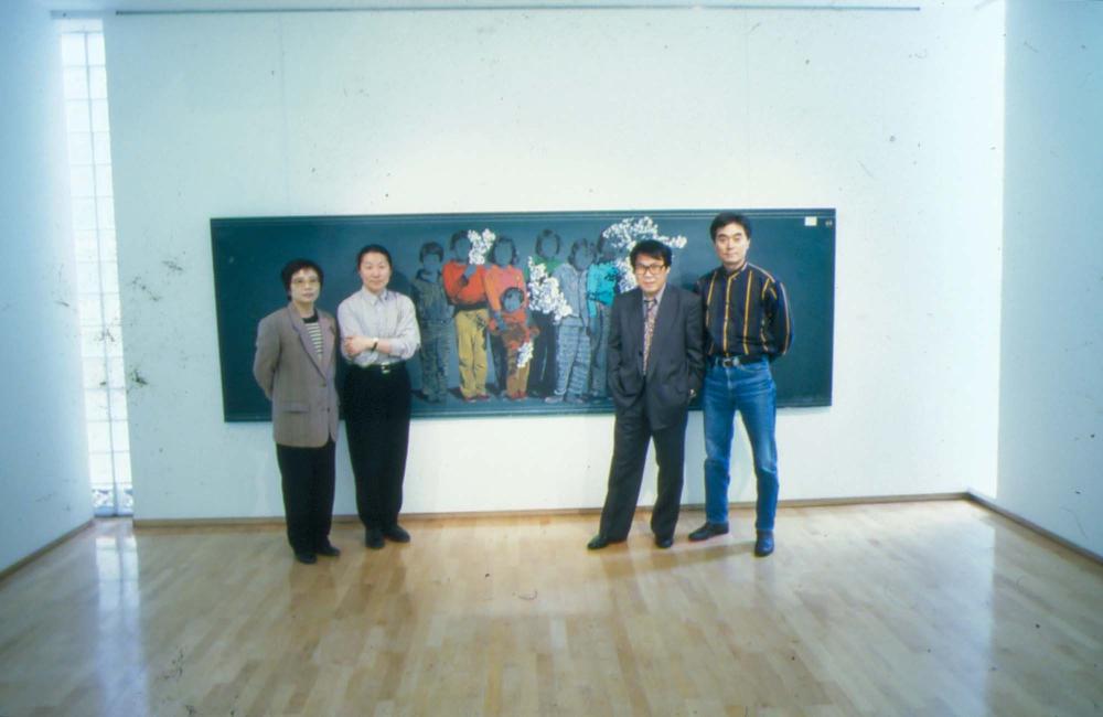 원화랑 전시 및 정찬승 외 지인과 함께 촬영한 슬라이드 필름