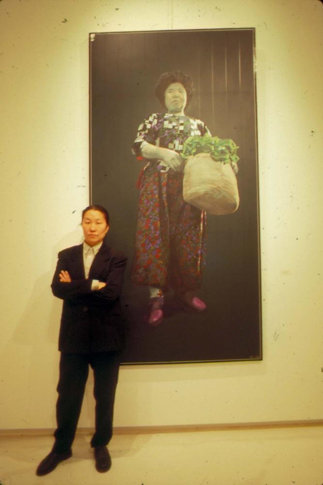 원화랑 전시 및 정찬승 외 지인과 함께 촬영한 슬라이드 필름