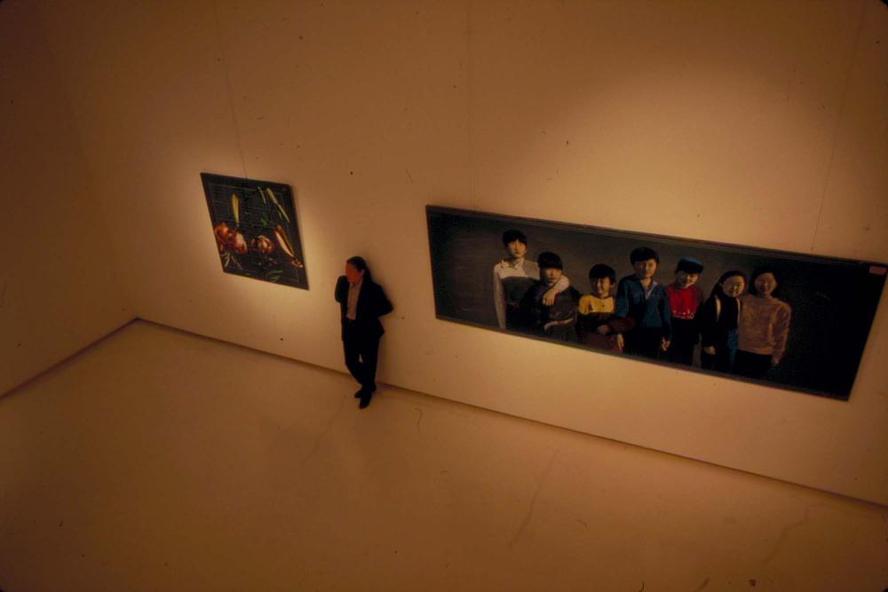 원화랑 전시 및 정찬승 외 지인과 함께 촬영한 슬라이드 필름
