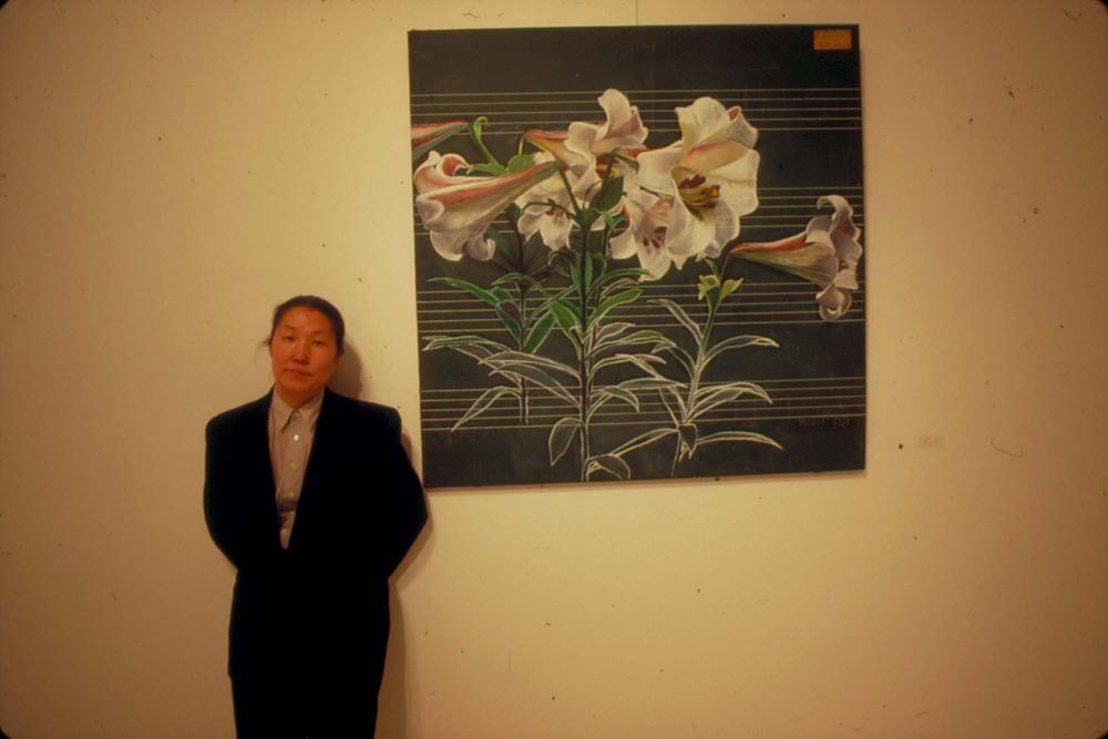 원화랑 전시 및 정찬승 외 지인과 함께 촬영한 슬라이드 필름