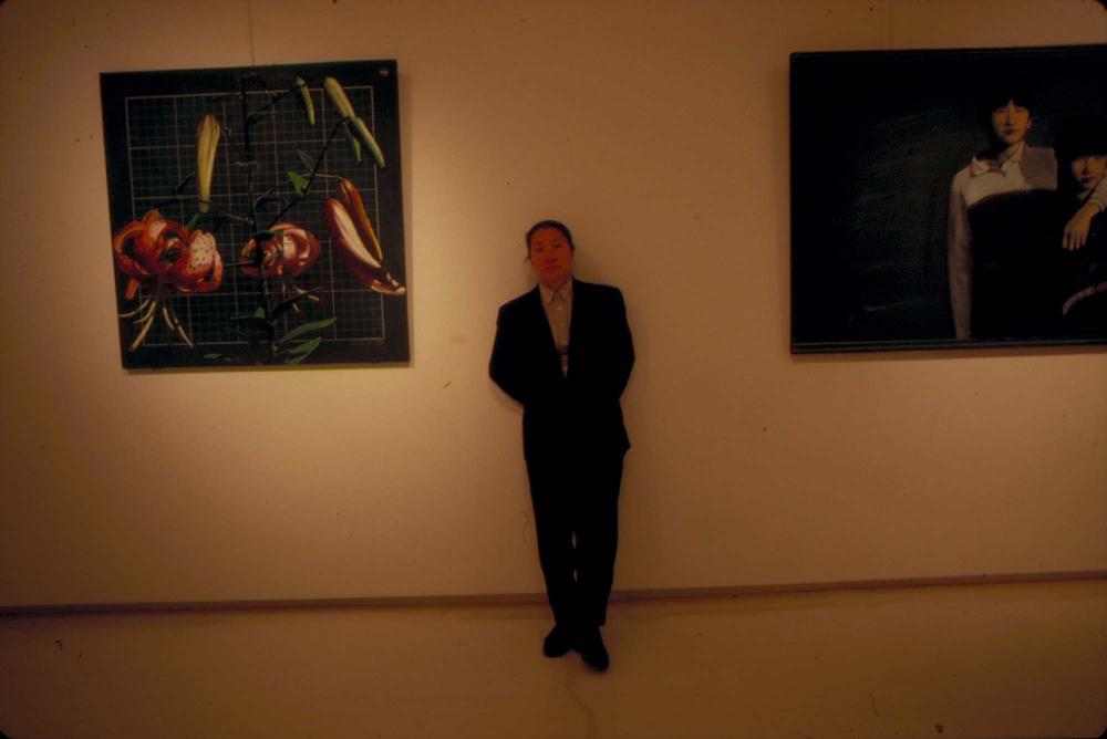 원화랑 전시 및 정찬승 외 지인과 함께 촬영한 슬라이드 필름