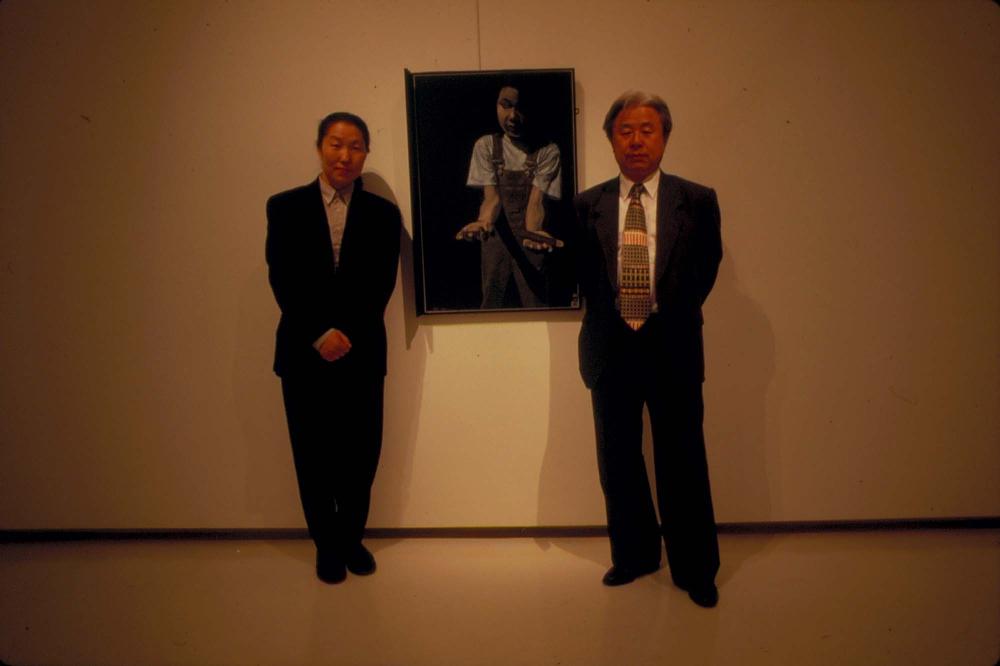 원화랑 전시 및 정찬승 외 지인과 함께 촬영한 슬라이드 필름