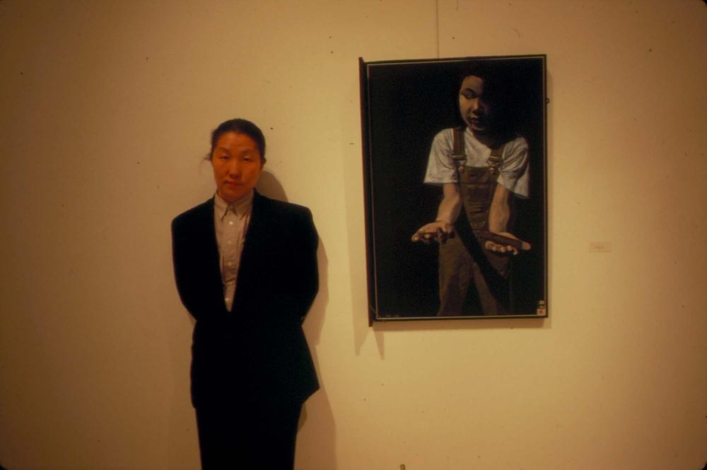 원화랑 전시 및 정찬승 외 지인과 함께 촬영한 슬라이드 필름