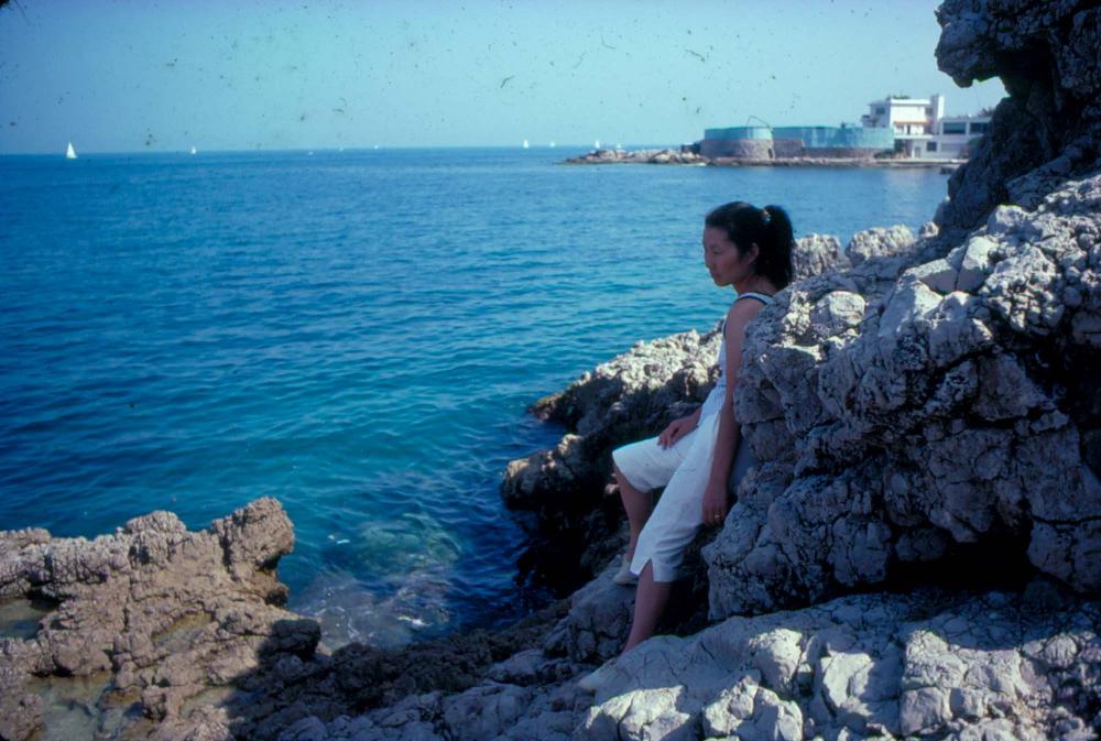 원화랑 전시 및 정찬승 외 지인과 함께 촬영한 슬라이드 필름